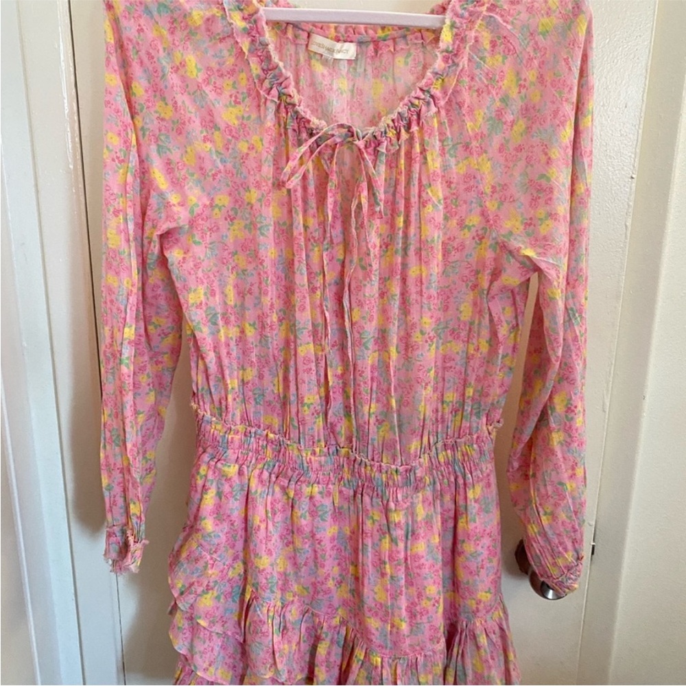 Love Shack Fancy Rayna Floral Dress Size Large